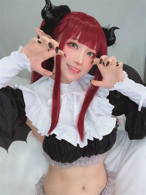 Modelo Nekomaru fez um adorável cosplay da Marin como a succubus Rizu