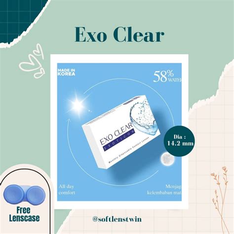 Jual SOFTLENS MINUS BENING EXO CLEAR EXOTICON Shopee Indonesia