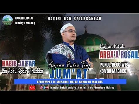 Siaran Langsung MASJIDIL HALAL BUMIAYU MALANG YouTube