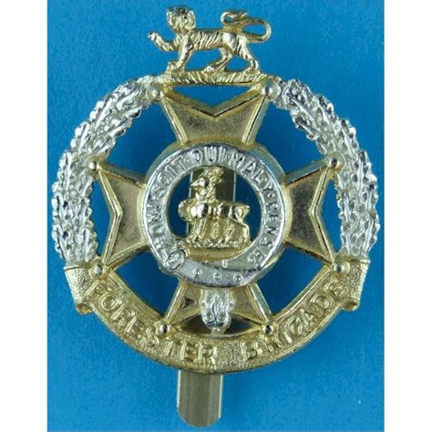 Forester Brigade Staybrite Army Cap Badge