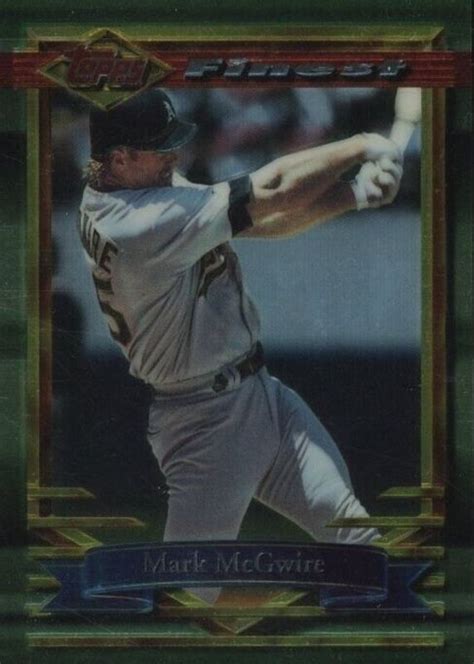 Mark McGwire 1994 Topps Finest 78 Base Price Guide Sports Card Investor