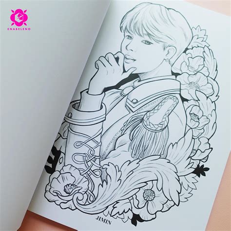 BTS Kpop Coloring Book ENABELENO