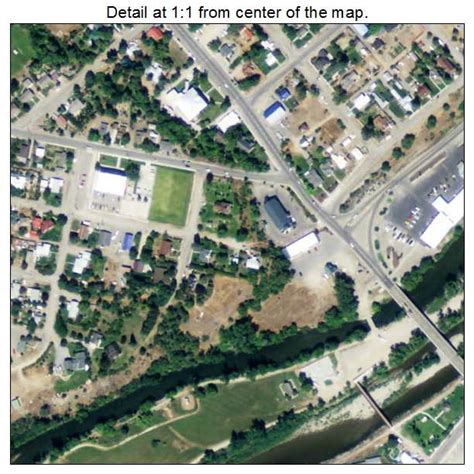 Aerial Photography Map of Salmon, ID Idaho