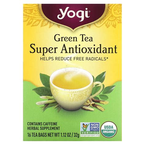 Yogi Tea Superantioxidans Grüner Tee 16 Teebeutel 1 12 oz 32 g