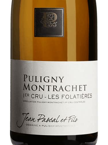 Jean Pascal Fils Puligny Montrachet Er Cru Les Folati Res