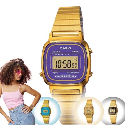 Tokaia Importados Relógio de Pulso Marca Casio Vintage Mini Feminino