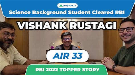 Rbi Grade B Topper Interview Rbi 2022 Success Story Rbi Grade B