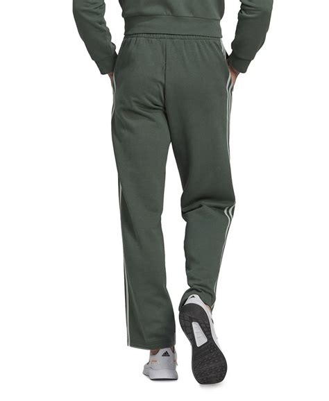 Adidas Mens Essentials Fleece Open Hem Three Stripes Jogger Pants Macys