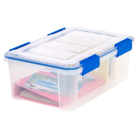 Ziploc 16 Qt4 Gal Weathershield Storage Box Clear Ebay