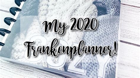 MY 2020 FRANKENPLANNER Happy Planner Classic Very Chatty Set Up