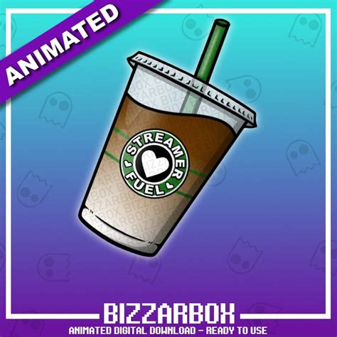 Iced Coffee Animated Twitch Emote Twitch Emotes Twitch Stream