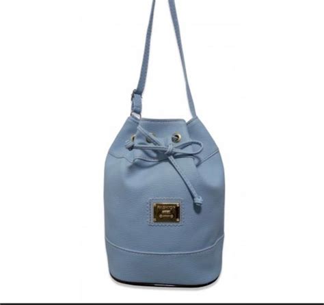 Bolsa feminina média transversal modelo Bucket saco Bolsa Bela