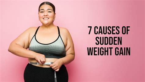 7 causes of sudden weight gain | HealthShots