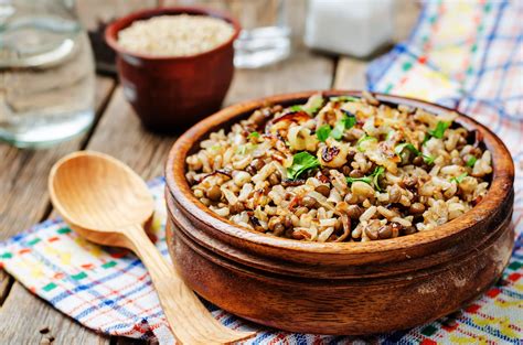 Arroz Integral Con Lentejas Vidactual