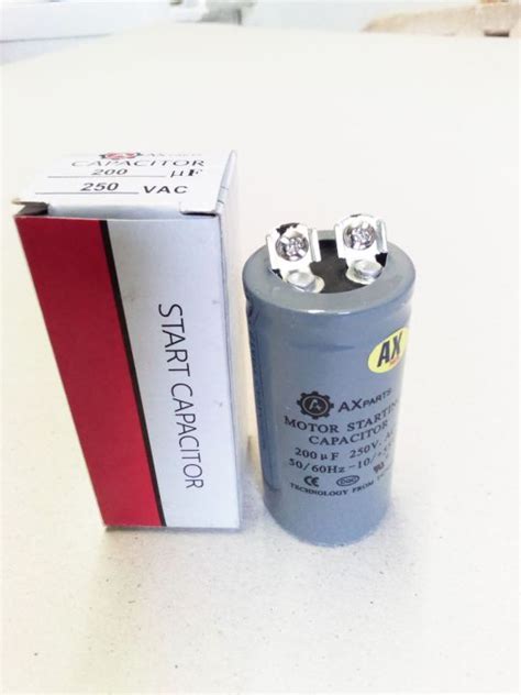 Ax Motor Starting Capacitor 200uf 250v Ac 50 60Hx Lazada PH