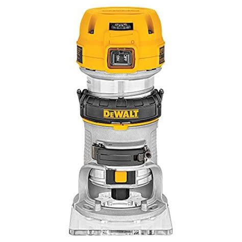 Enrutador Dewalt Base Fija Hp Amperios Disparador De