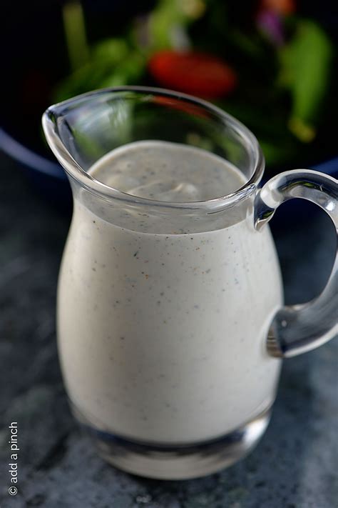 Buttermilk Ranch Dressing Recipe Add A Pinch