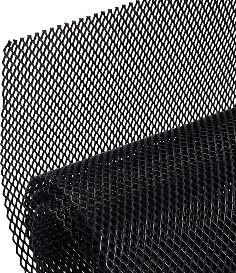 AggAuto Universal 40"x13" Car Grill Mesh - Aluminum Alloy Automotive ...