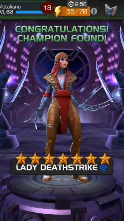 7 Star Lady Deathstrike Opening Cristal Mcoc Youtube