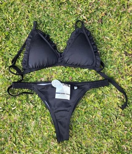 Bikini Con Volados Push Up Y Vedetina C Moda Moda En Venta En