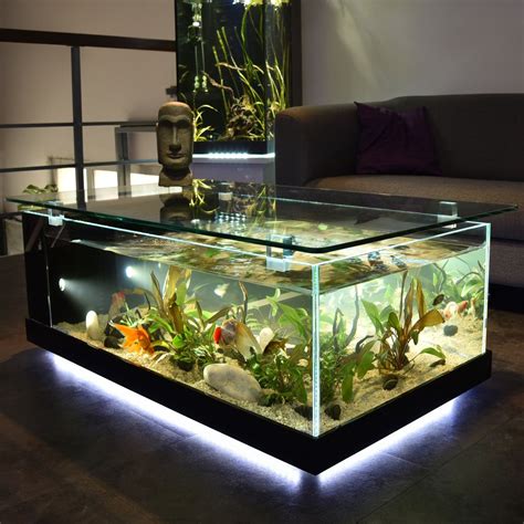 Table Basse Salon Aquarium Tendancesdesign Fr