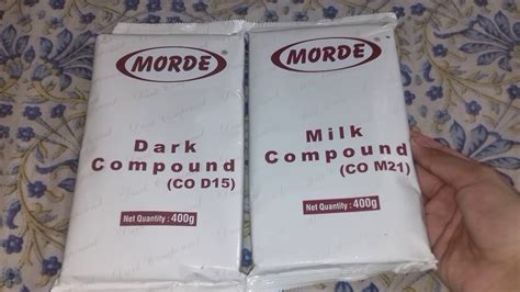 Morde Milk And Dark Compound Detail Price Best For Chocolate YouTube