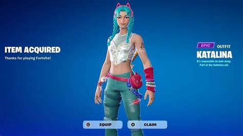 Descubre cómo desbloquear Katalina la nueva skin gratuita en Fortnite