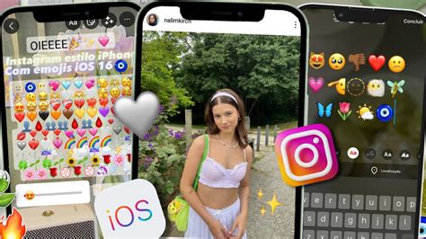 INSTAGRAM ESTILO IPHONE EMOJIS IOS 16 NO ANDROID 2023 FONTE IOS