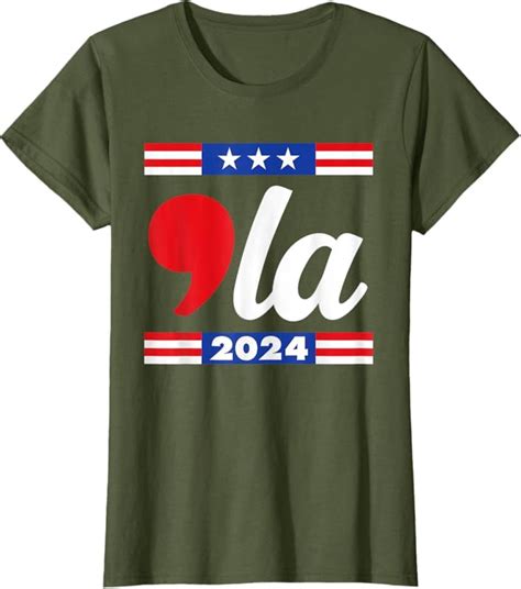 Comma La Kamala Harris 2024 For President Election Campaign T Shirt