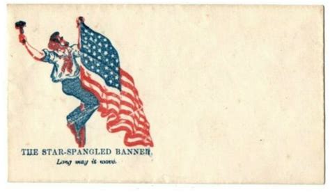 Star Spangled Banner Usa Flag Patriotic Civil War Illustrated Cover