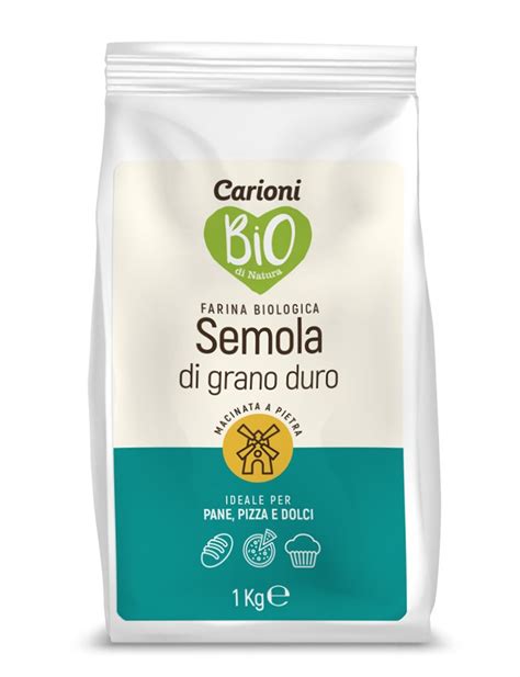 FARINA DI SEMOLA DI GRANO DURO BIO KG 1 CARIONI BIO NATURA