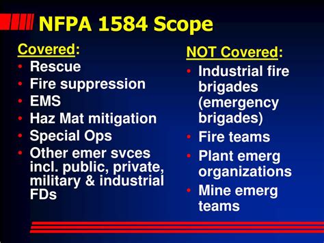 Ppt The Elephant On The Fire Ground Secrets Of Nfpa 1584 Compliant