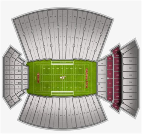 Lane Stadium Detailed Seating Chart Cabinets Matttroy