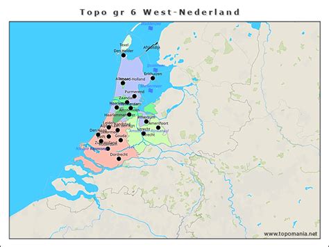 Topografie Topo Gr West Nederland Topomania Net