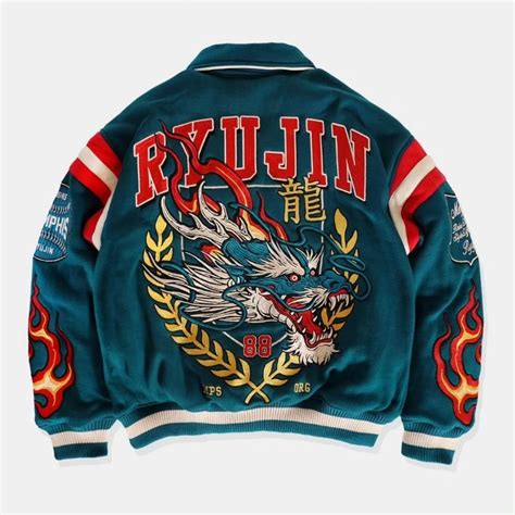 Jual Varsity Jacket Ryujin Memphisorigins Original Size S M L