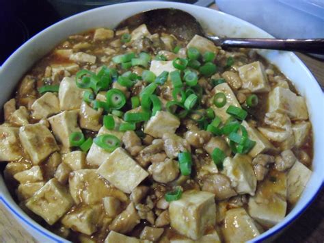 Mabodofumapotofu Spicy Tofu Dish