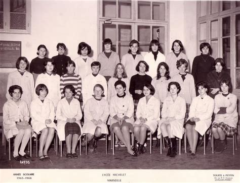 Photo De Classe Première Classique De 1966 Lycée Michelet Copains D