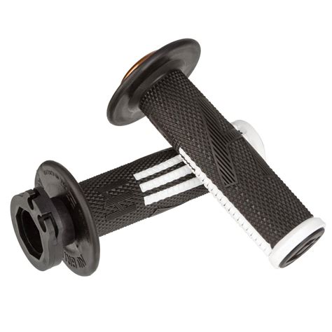 Odi Grip Emig Pro V Lock On Screwed Black White Maciag Offroad