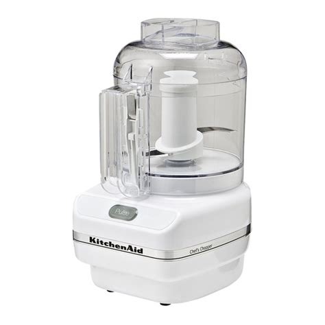 Kitchenaid Chef S Chopper Kfc3100 Food Processor Instructions And Recipes Manual Manualslib