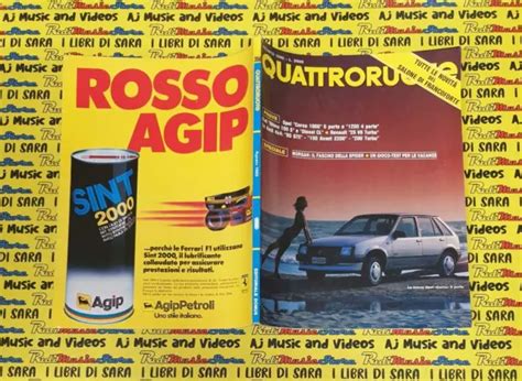 RIVISTA MAGAZINE QUATTRORUOTE Mensile N358 Agosto 1985 OPEL CORSA 1000