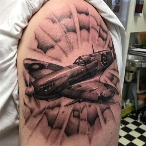 The Most Amazing 100 Plane Tattoo Pictures 2019 Best Tattoo Ideas