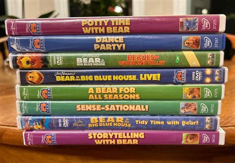 Disneys Bear In The Big Blue House DVD Lot Of 8 EBay