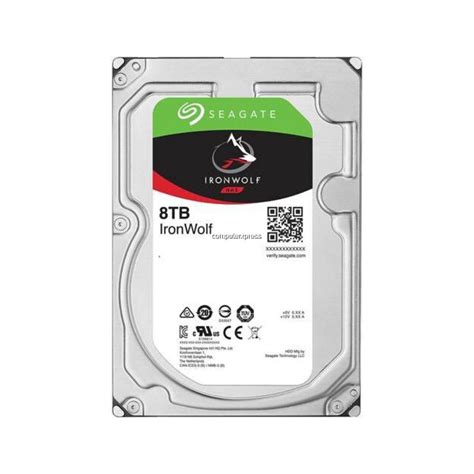 Seagate Ironwolf NAS HDD 3.5'' SATA 5900RPM Internal Hard Disk / Hard Drive 8TB(ST8000VN004)