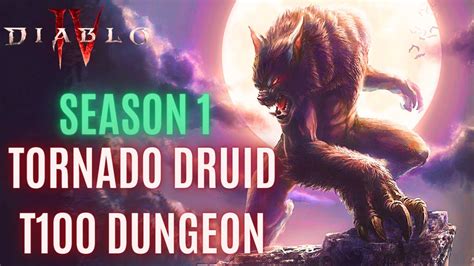 Nightmare Dungeon Tier Season Werewolf Tornado Druid Gameplay