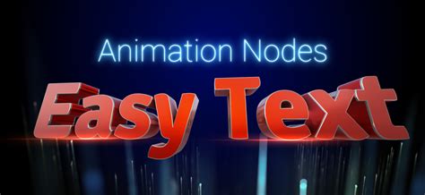 Easy Text Animations with Blender 2.8 and Animation Nodes 2.1 ...