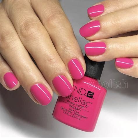 Cnd Shellac Gel Polish Pink Bikini Gel