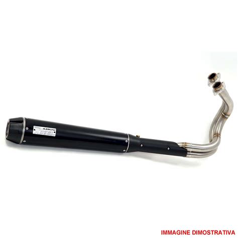 Arrow Rebel Homologated Exhaust System Stainless Steel Dark Dark