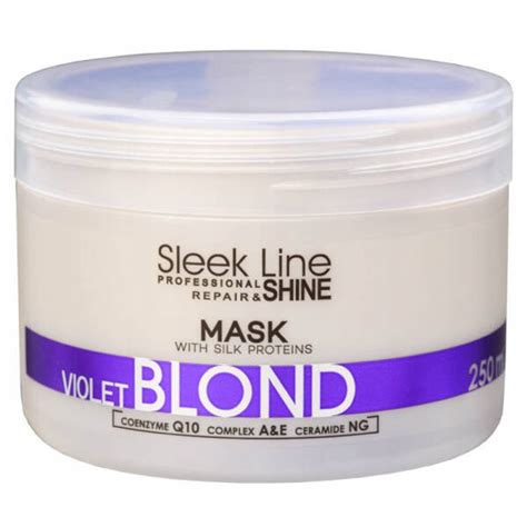 Нейтралізуюча маска для світлого волосся Stapiz Sleek Line Violet