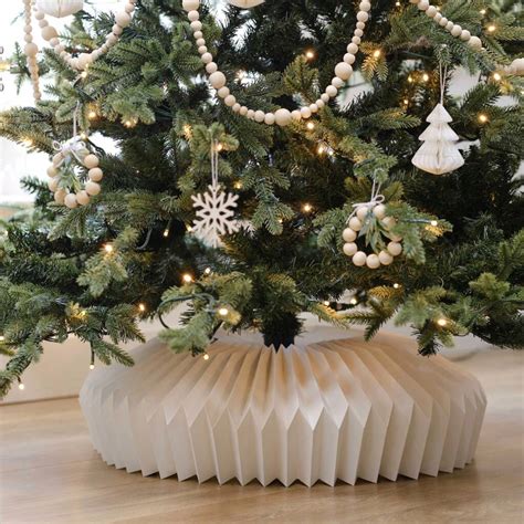 White Honeycomb Christmas Tree Skirt By The Best Room