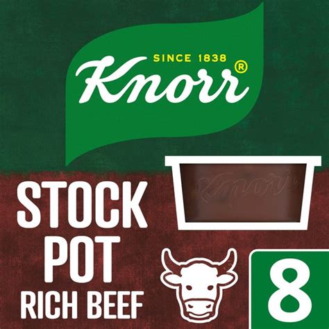 Knorr 8 Rich Beef Stock Pot Ocado